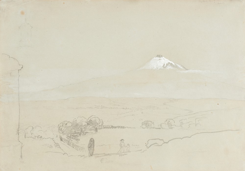 Distant View of Mount Etna