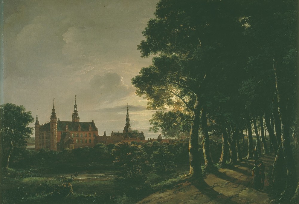 Frederiksborg Castle by Moonlight