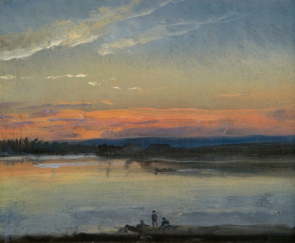The Elbe In Evening Light