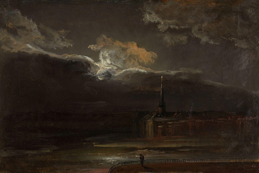 Dresden in Moonlight