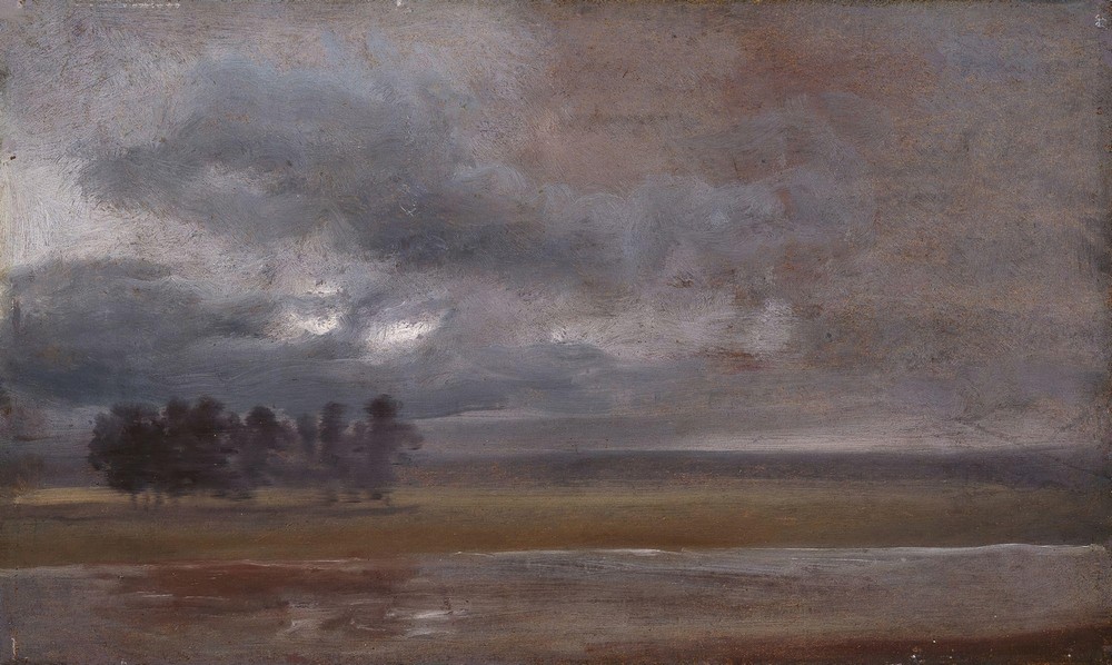 The Elbe in Rain