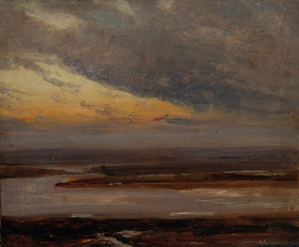 Study on the Elbe (circa 1833)