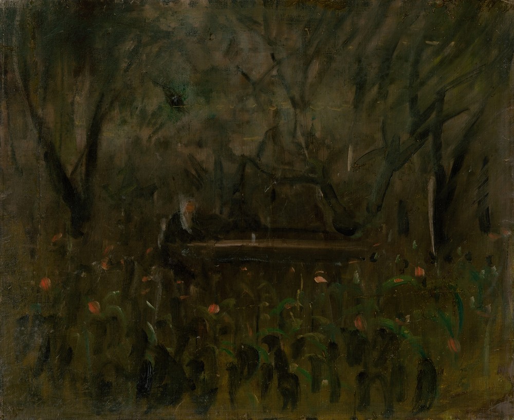 In the Garden at the Table