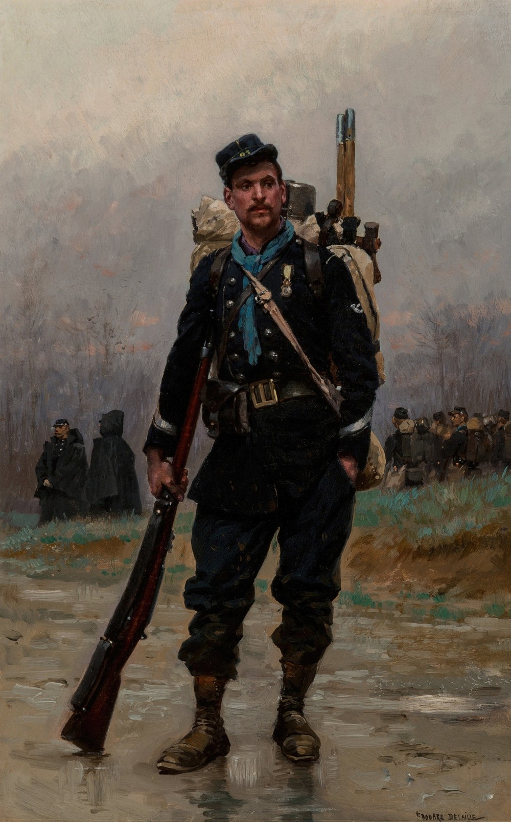 A French infantryman from the Franco-Prussian War