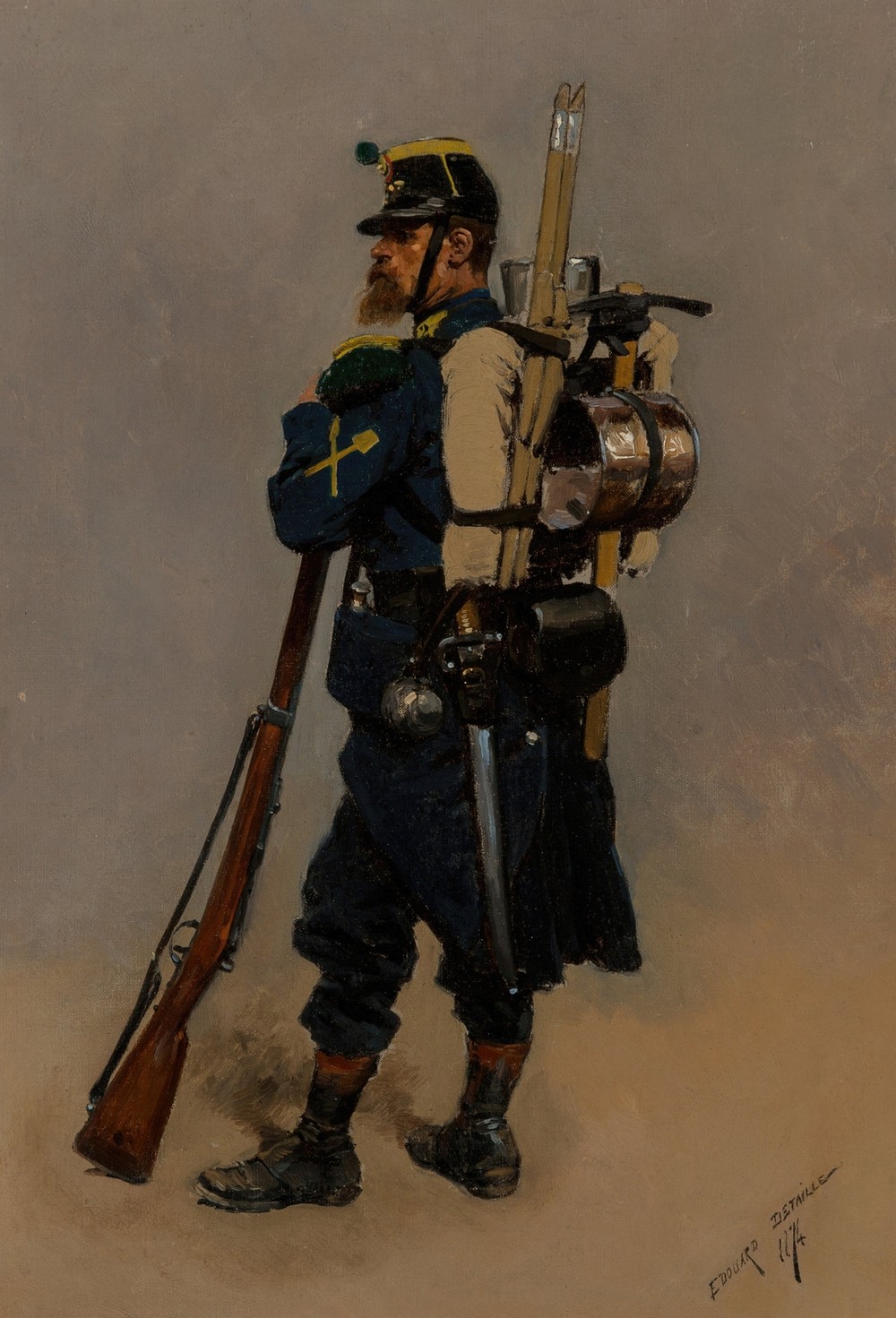 A line engineer from the Franco-Prussian War