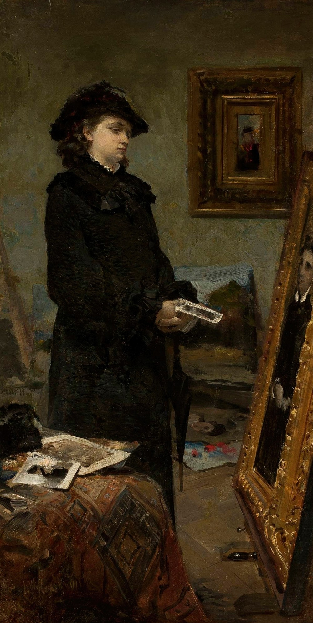In the painter’s studio