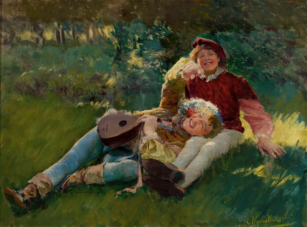 Merry children (circa 1891)