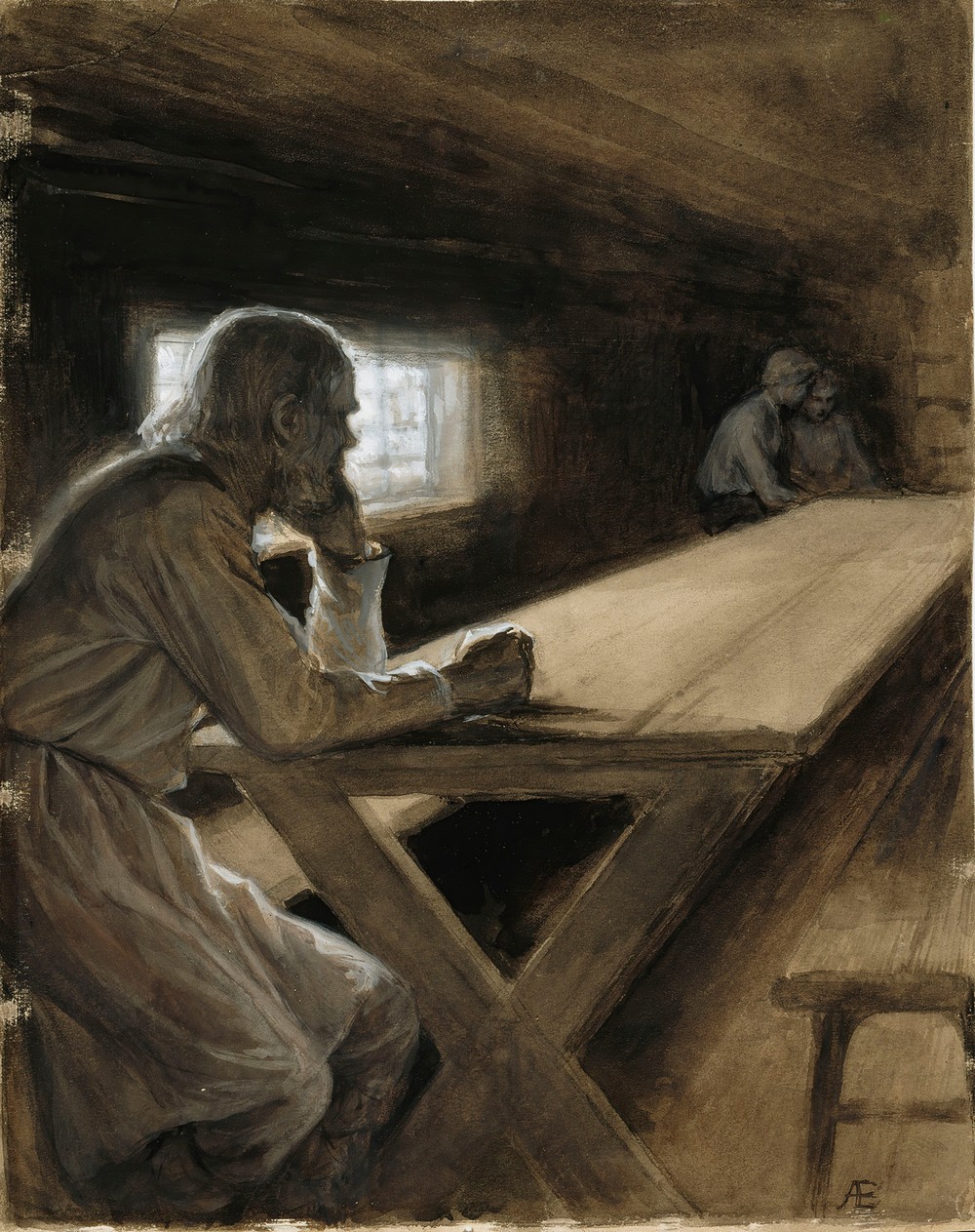 Cabin Interior From The Poem The Cloud’s Brother