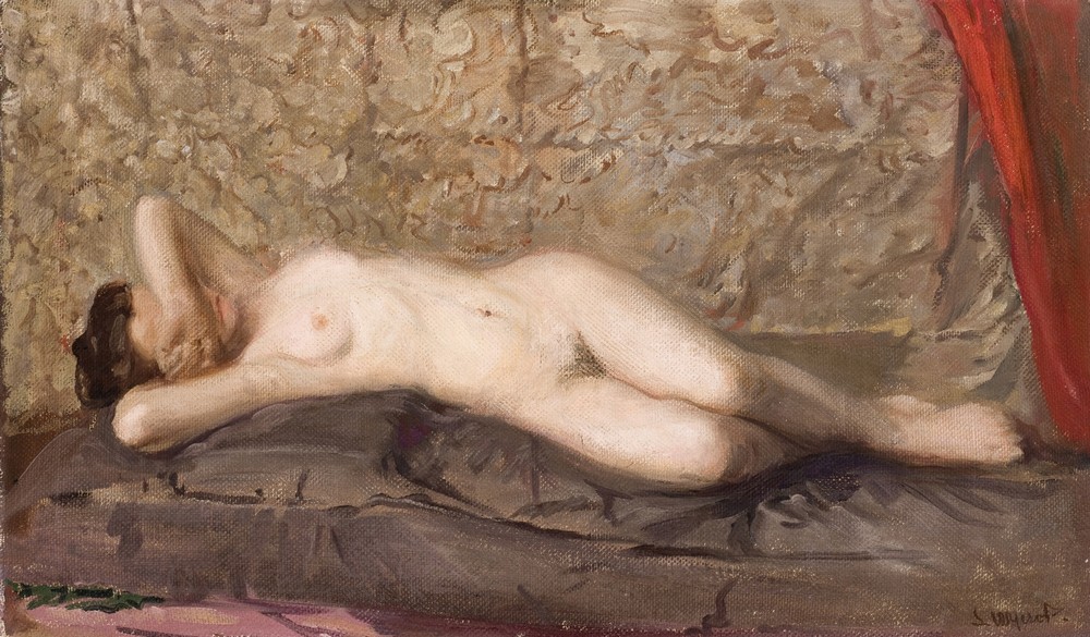 Nude Woman Lying (circa 1908)
