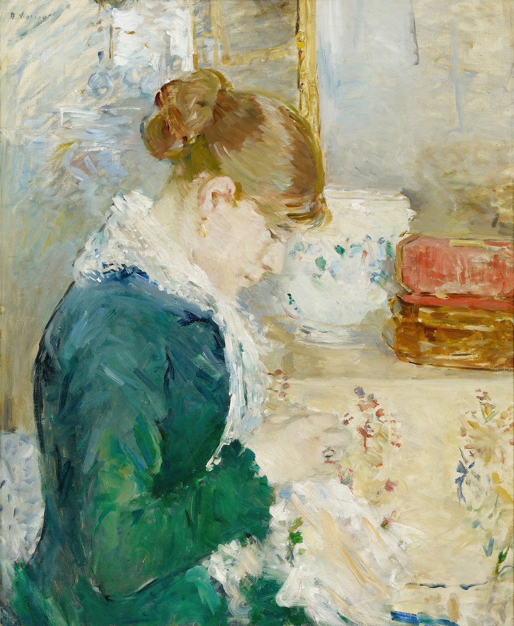 Femme cousant (Woman Sewing) (ca. 1879)