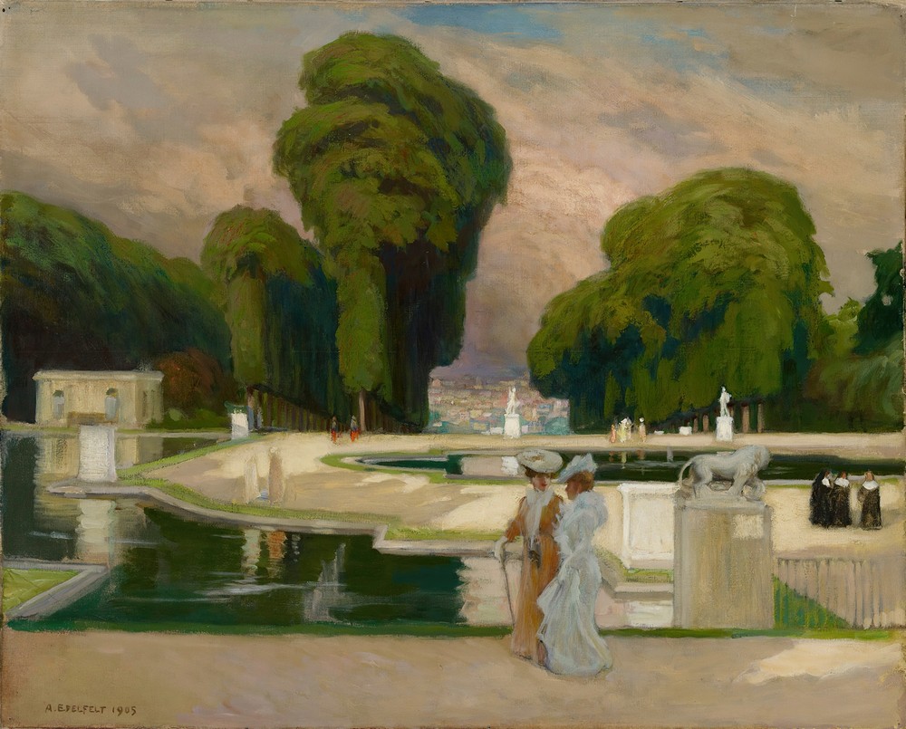 From St. Cloud Park, Paris
