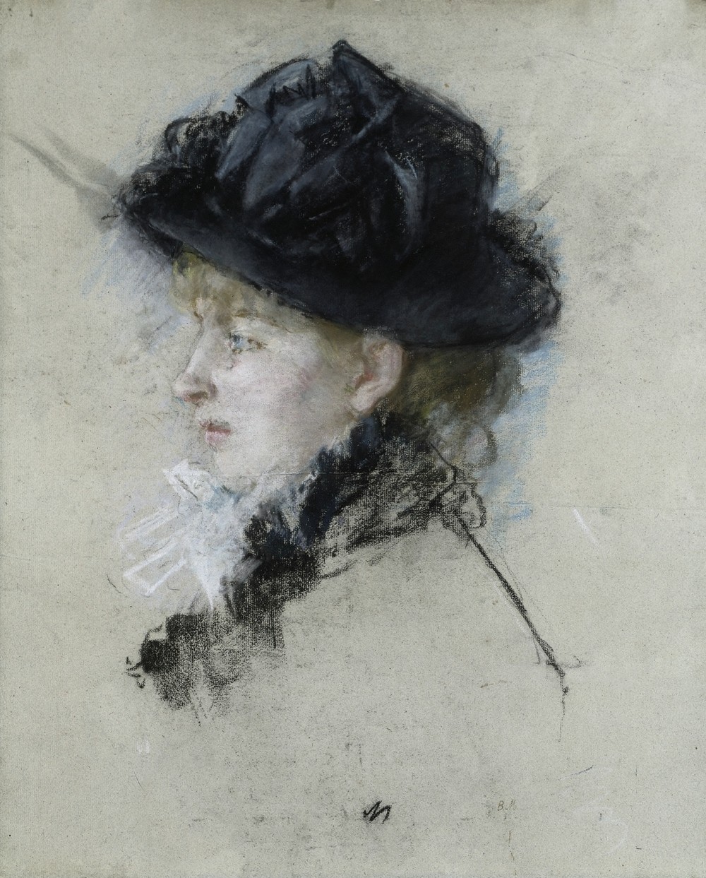 Mademoiselle Louise Riesener in a Hat (c. 1877-80)