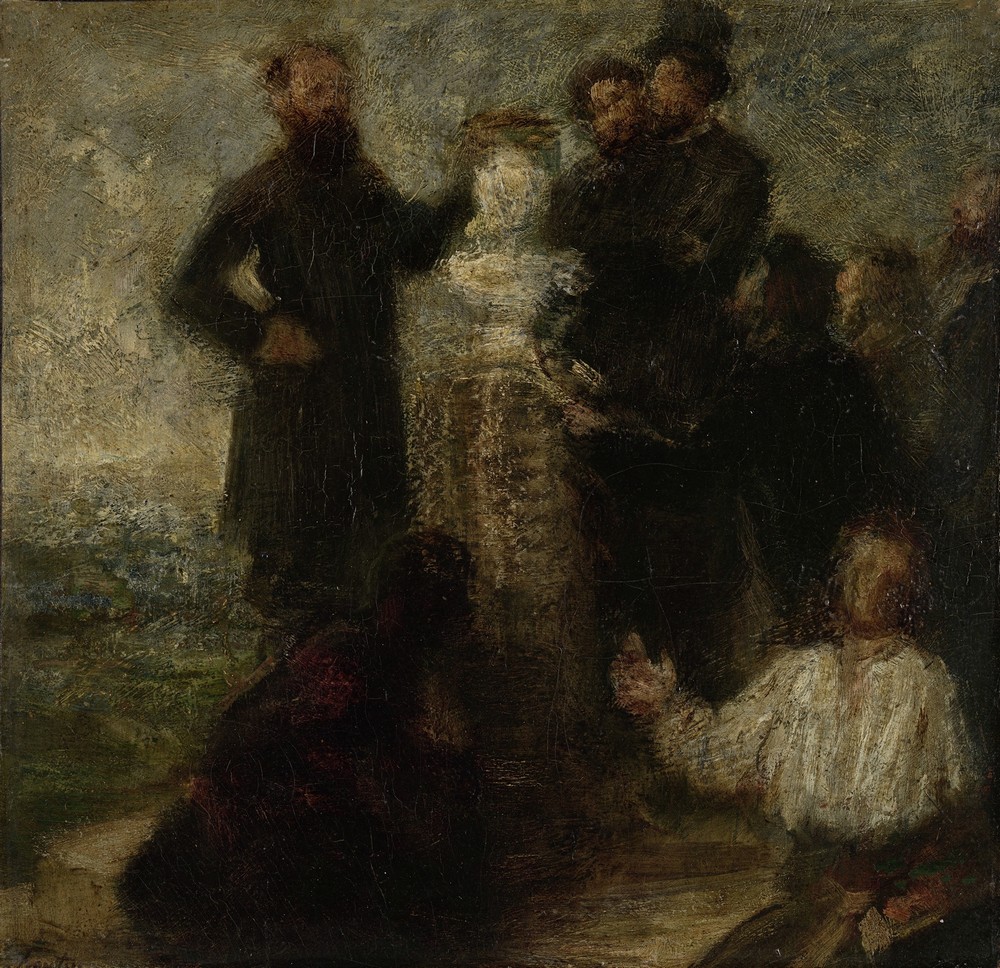 Esquisse pour l’Hommage à Delacroix