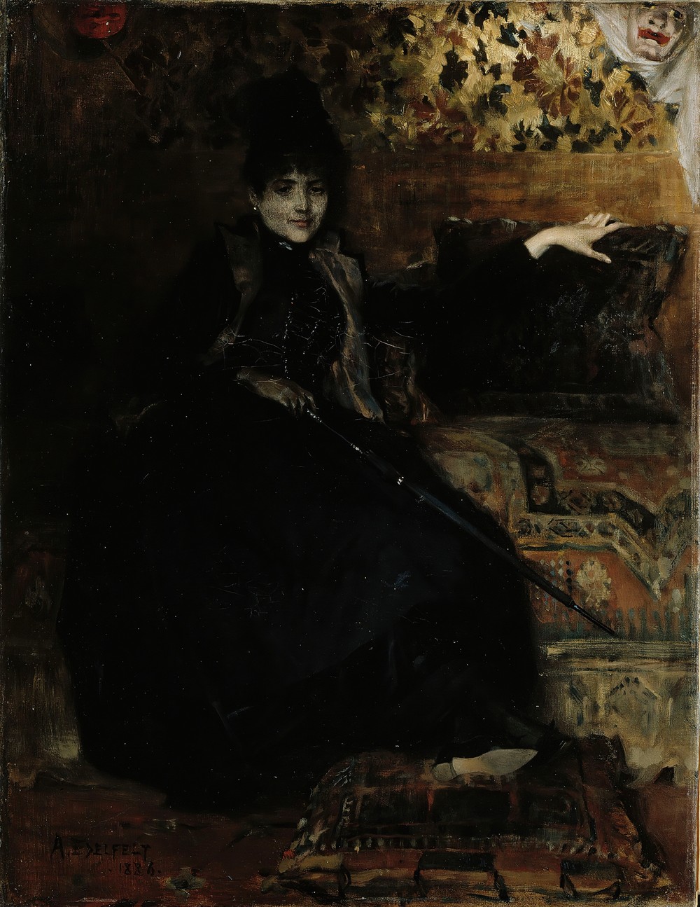 Lady In Black, Seated (Thérèse Noire)