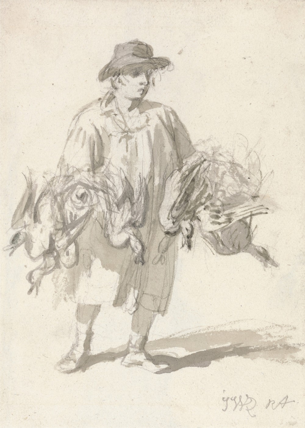 A Rustic Carrying Ducks