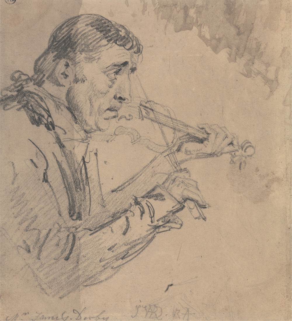 Mr. James Derby Playing the Violin