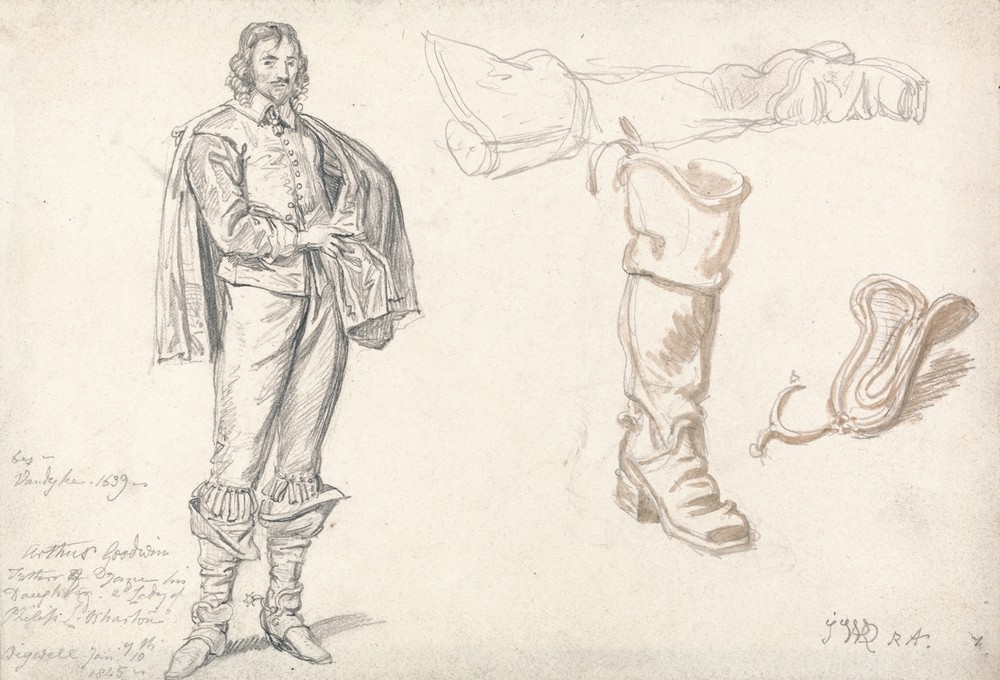 Studies after Anthony van Dyck’s Portrait of Arthur Goodwin