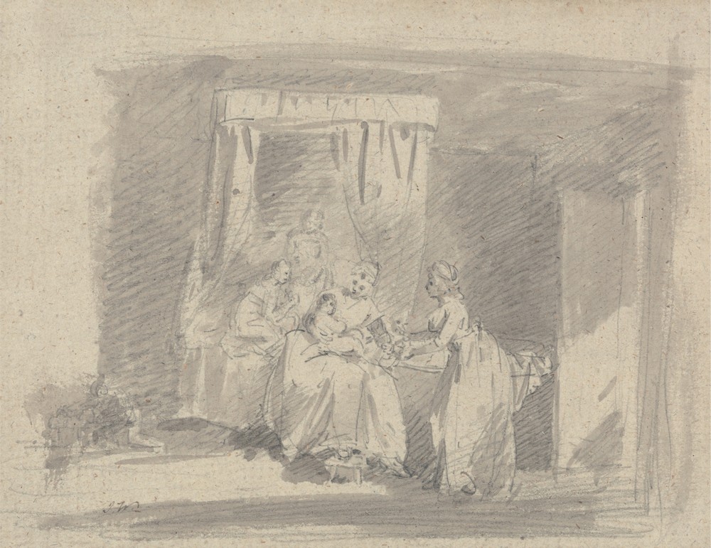 Study for The Mother’s Bribe, or The Temptation to be Washed