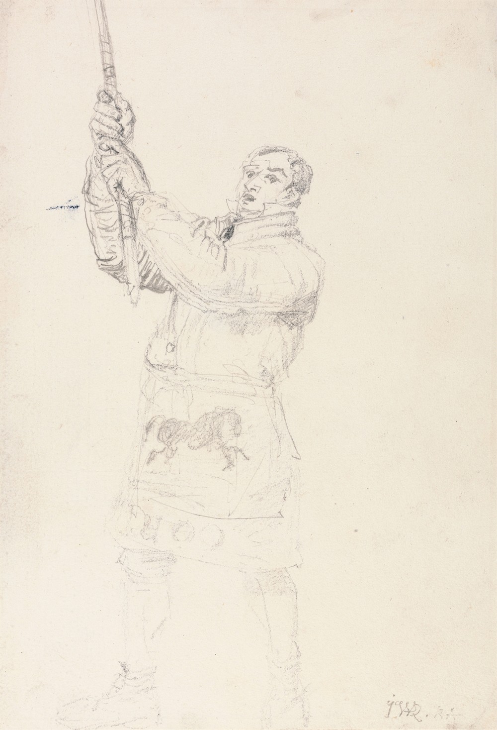 Study of a Drayman (A Study for ‘Sides – all’)