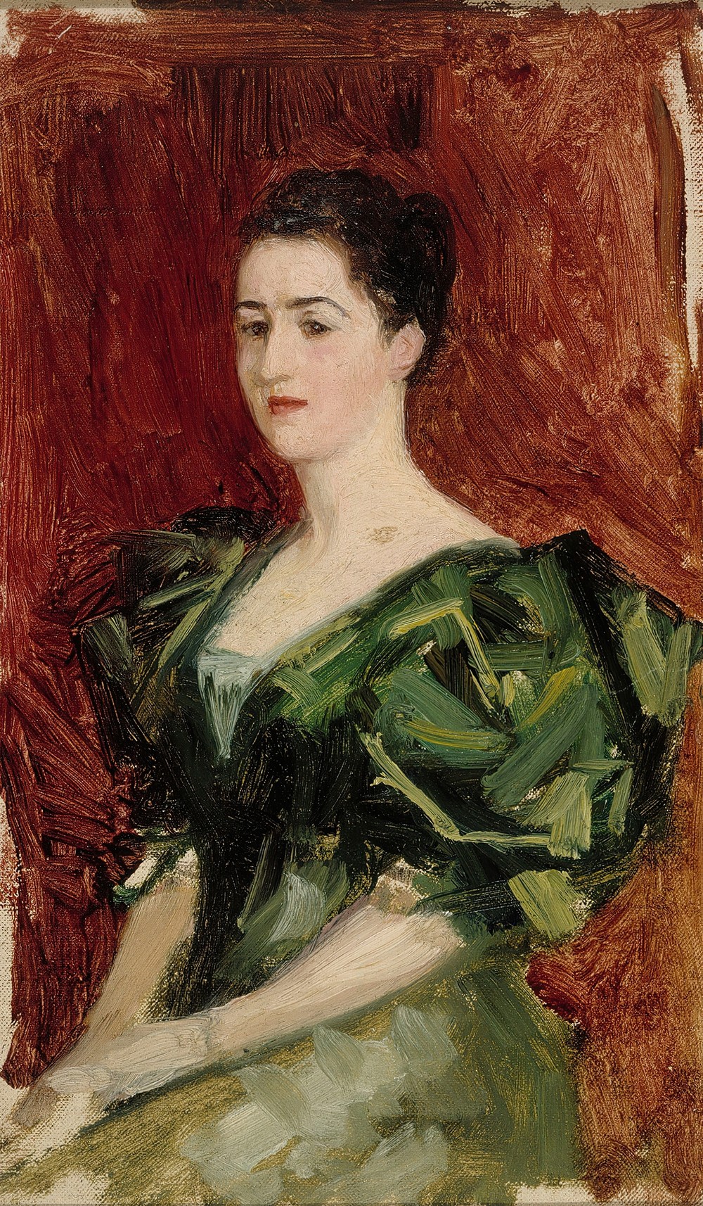 Portrait Of Mrs. Dagmar Dippell, Compositional Sketch