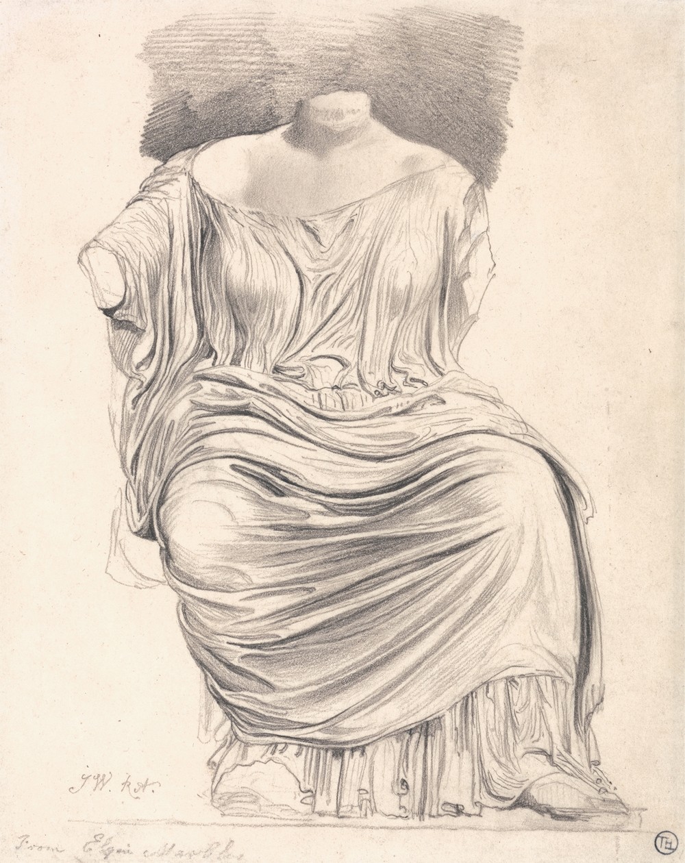 Study of Sculpture; from the Elgin Marbles