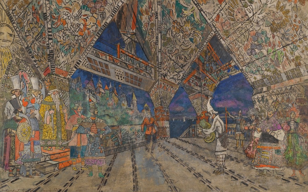 Stage Design For Le Coq D’or