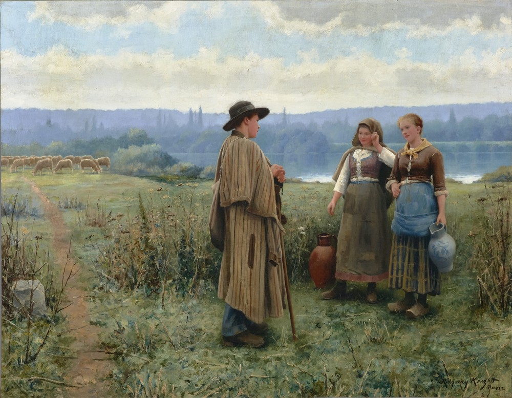 An idle moment (circa 1890)