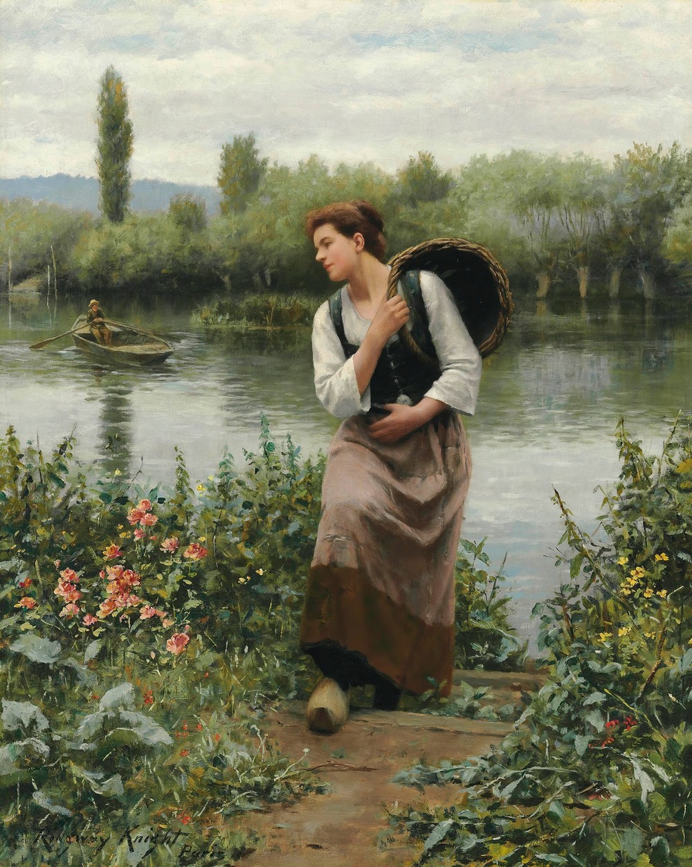 A Woman with a Basket