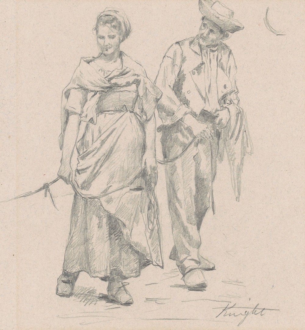 Two Peasants (c. 1870-1890)