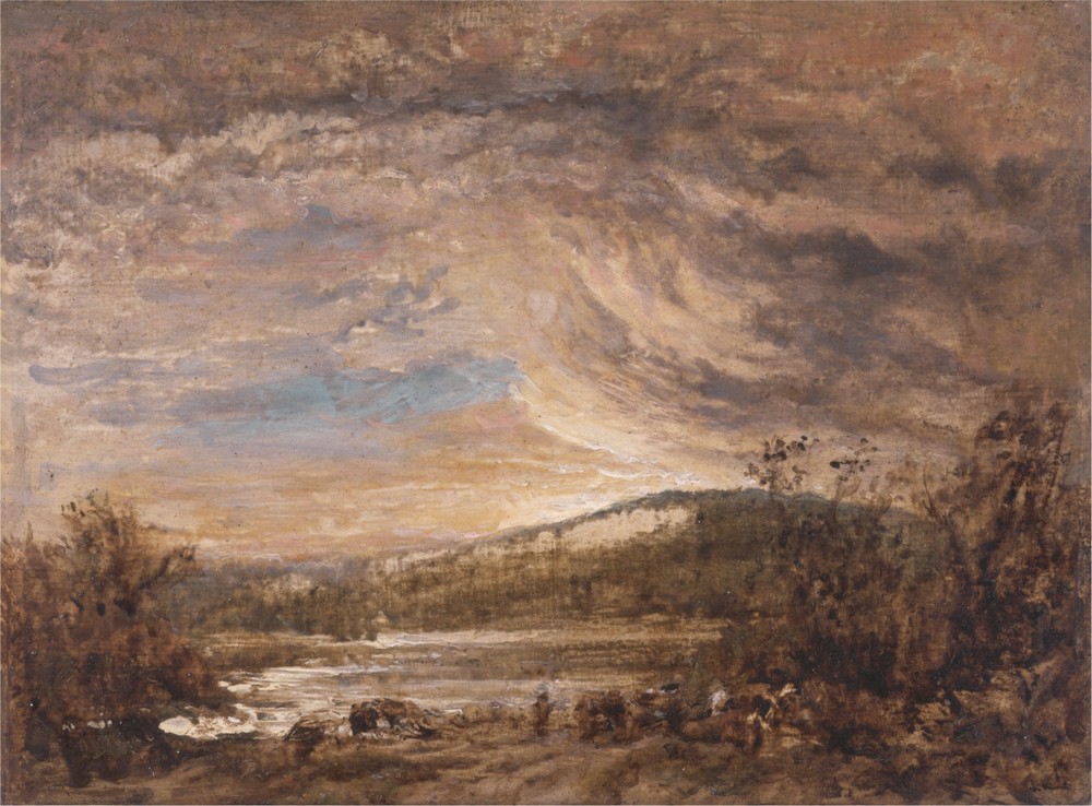 A River Landscape (ca. 1860)
