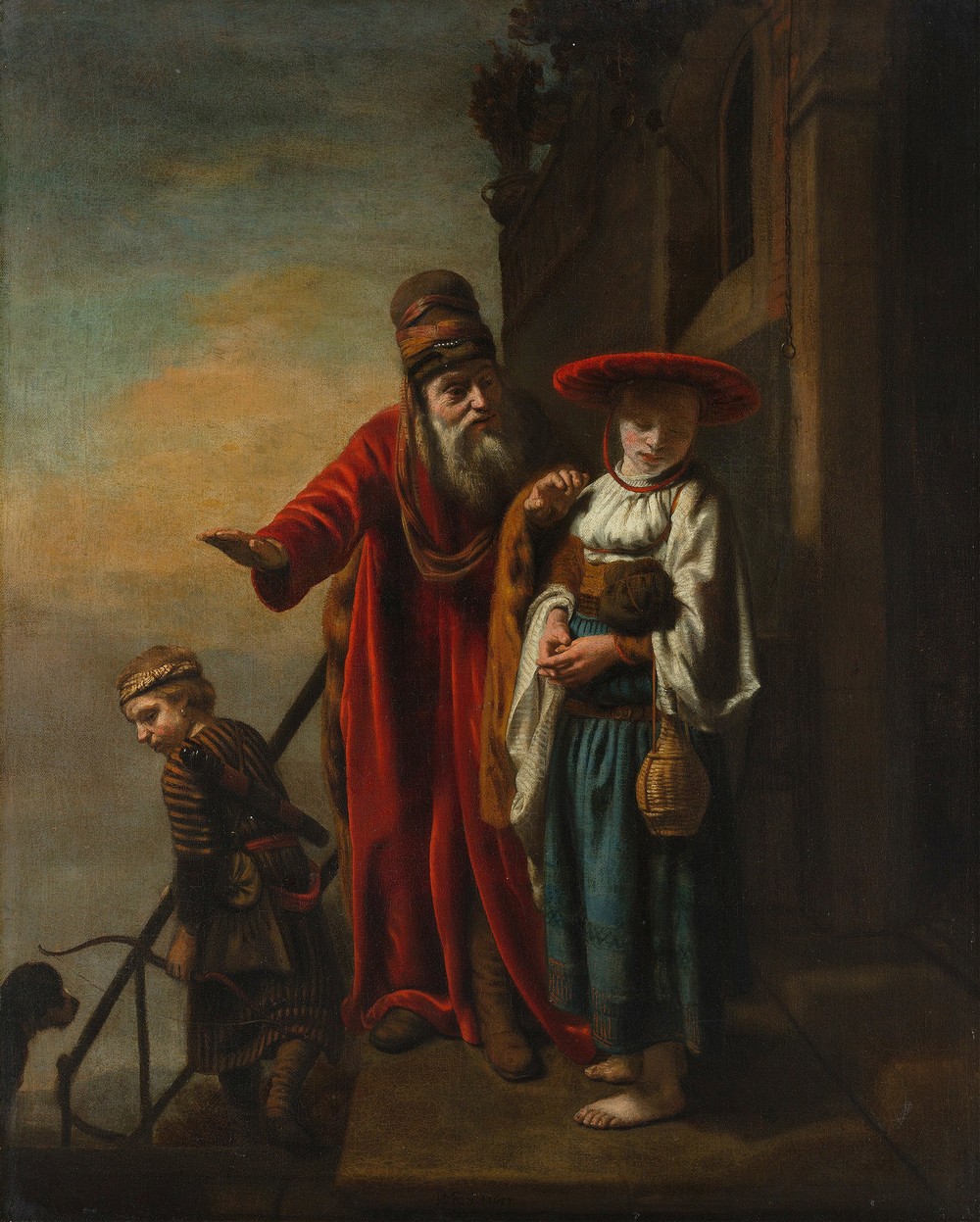 Abraham Dismissing Hagar and Ishmael