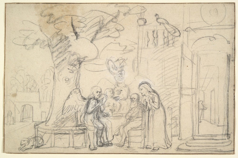 Abraham Entertaining the Angels (ca. 1655)