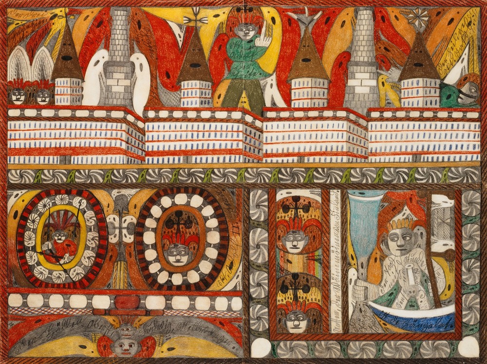 Die furchtbare Riesen=Brunst Deer Riesen=Stadt, Mutter=Kohrn,=Ost=Wand=Hall