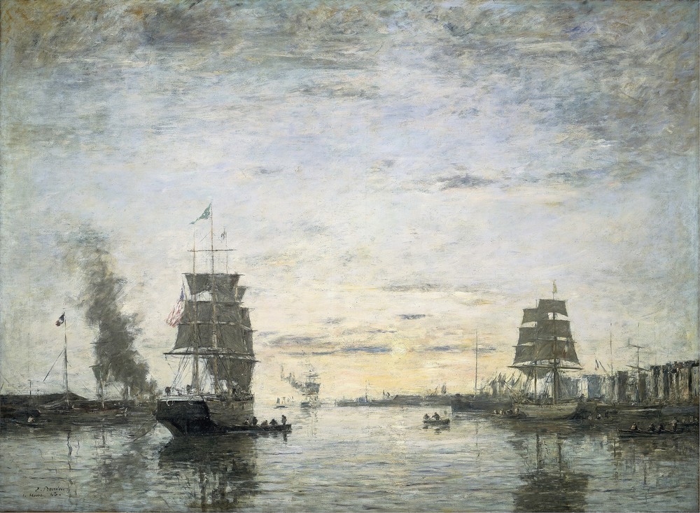 Entrance to the Harbor,Le Havre