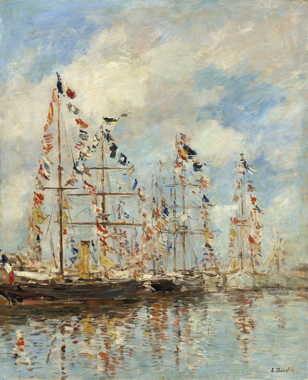 Yacht Basin at Trouville-Deauville (probably 1895-1896)