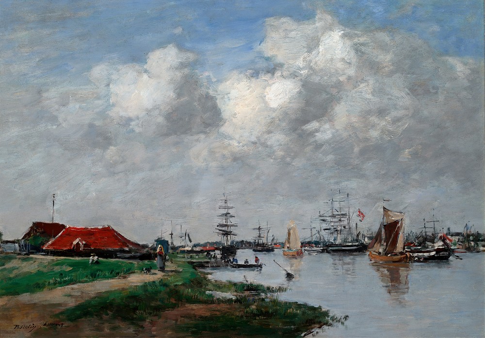 The Escaut River in Antwerp (ca. 1871–74)