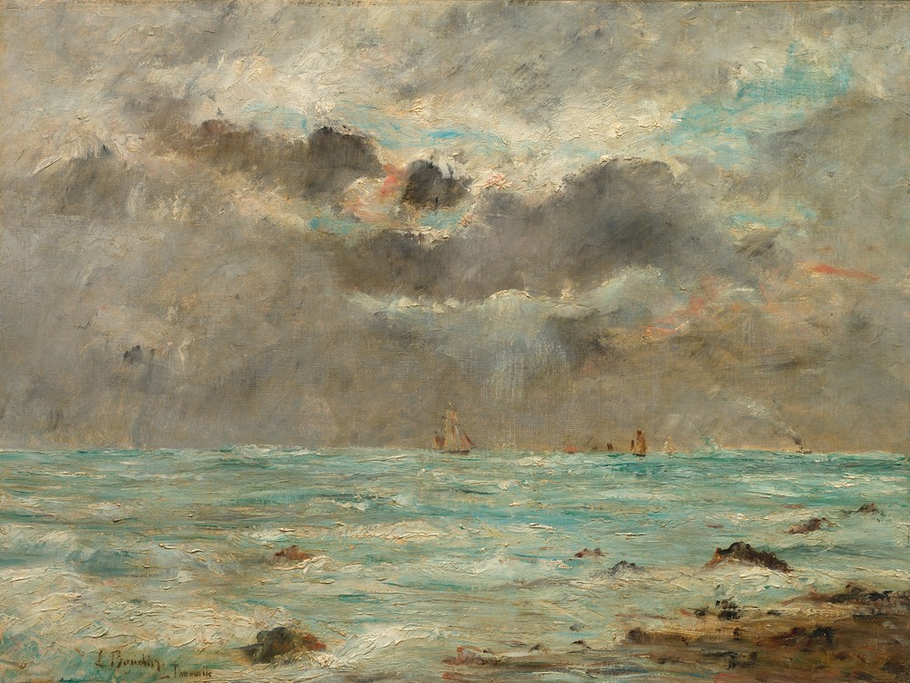 The Coast at Trouville (c. 1865-1900)