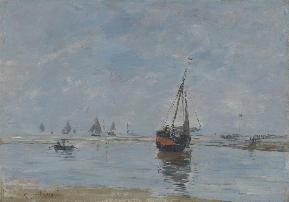 Trouville at Low Tide (ca. 1888–95)