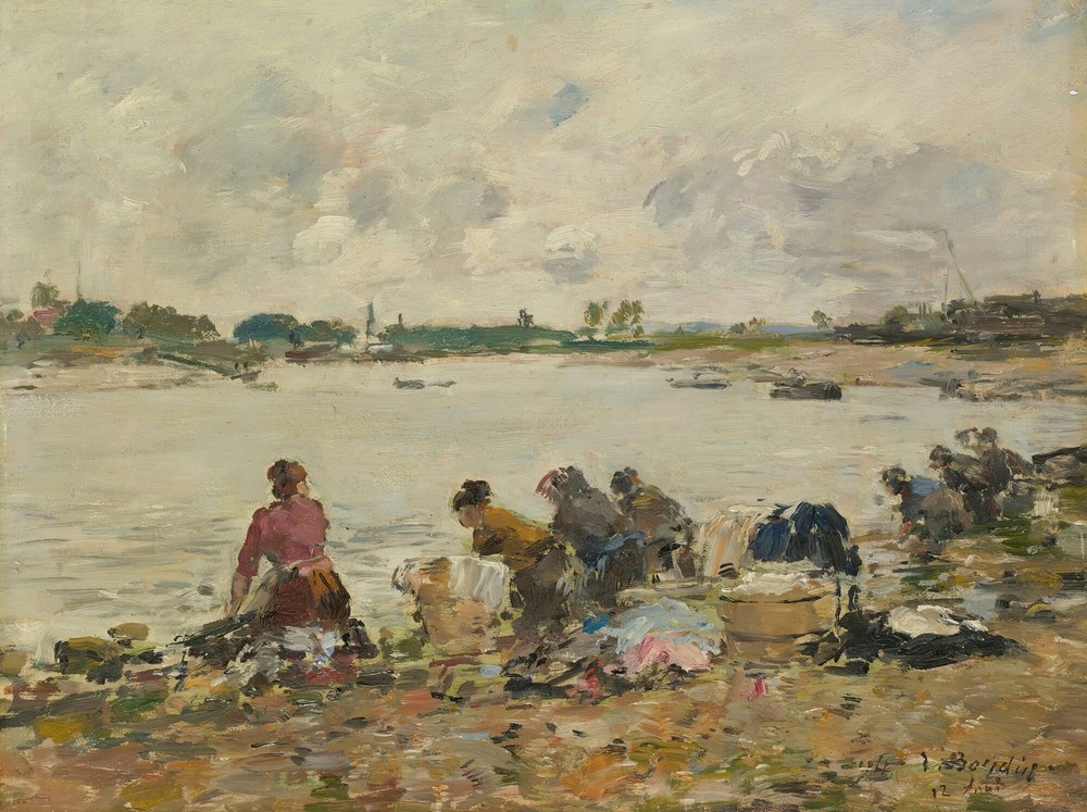 Laveuses Au Bord De La Touques