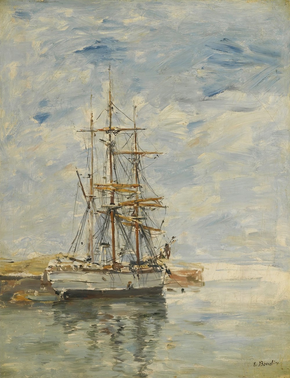 Trois-Mats À L’ancre (circa 1894-97)