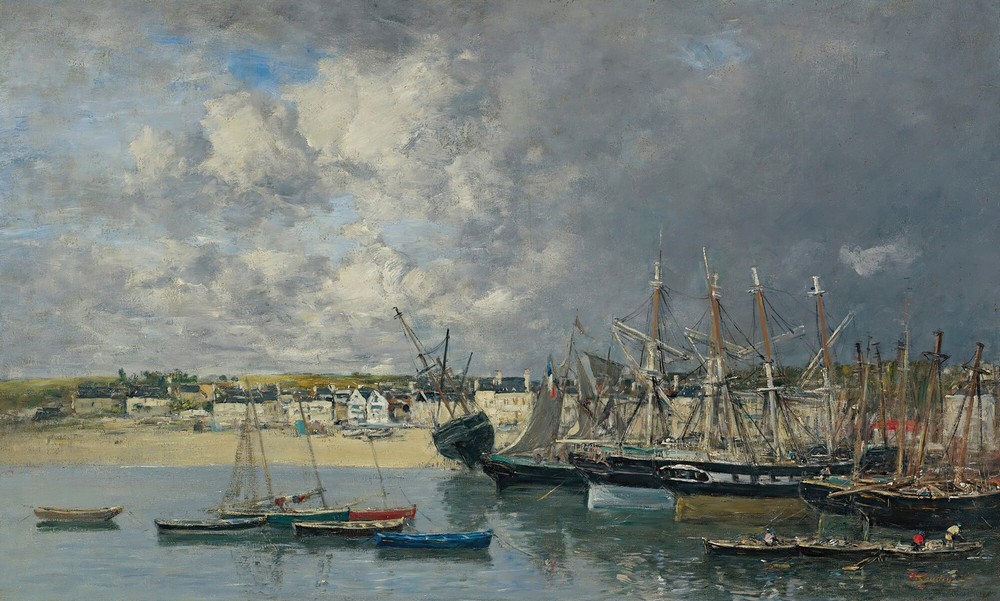 Bateaux À L’ancre Dans Le Port, Portrieux