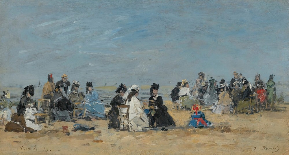Trouville, Scène De Plage