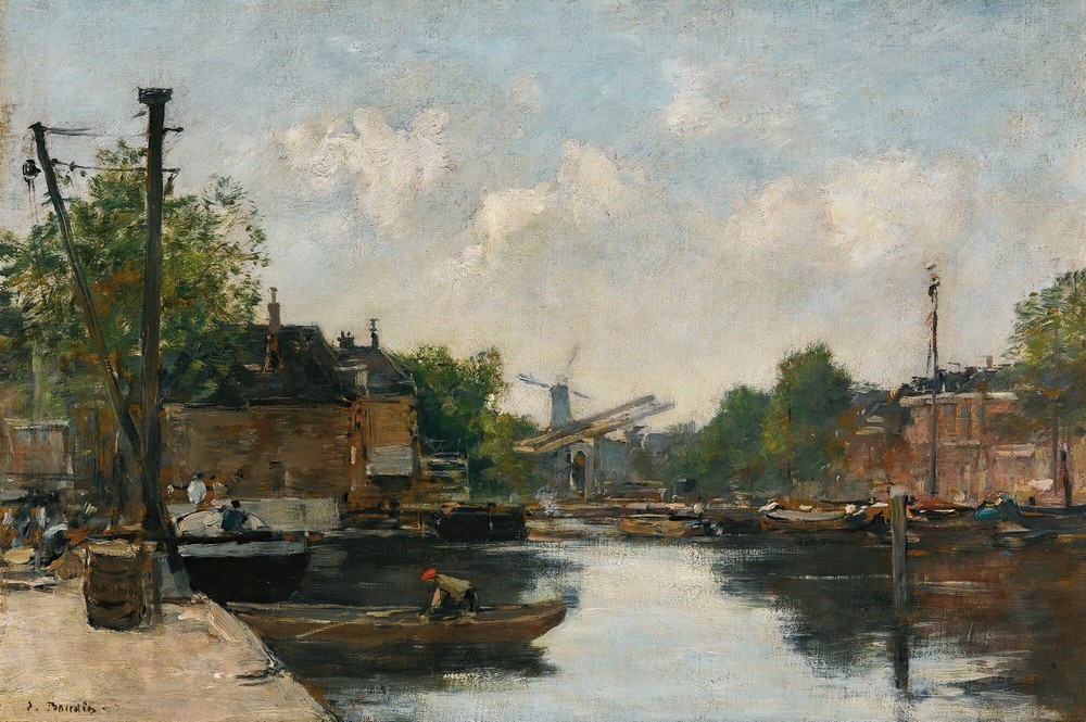 Canal A Rotterdam (circa 1876-80)