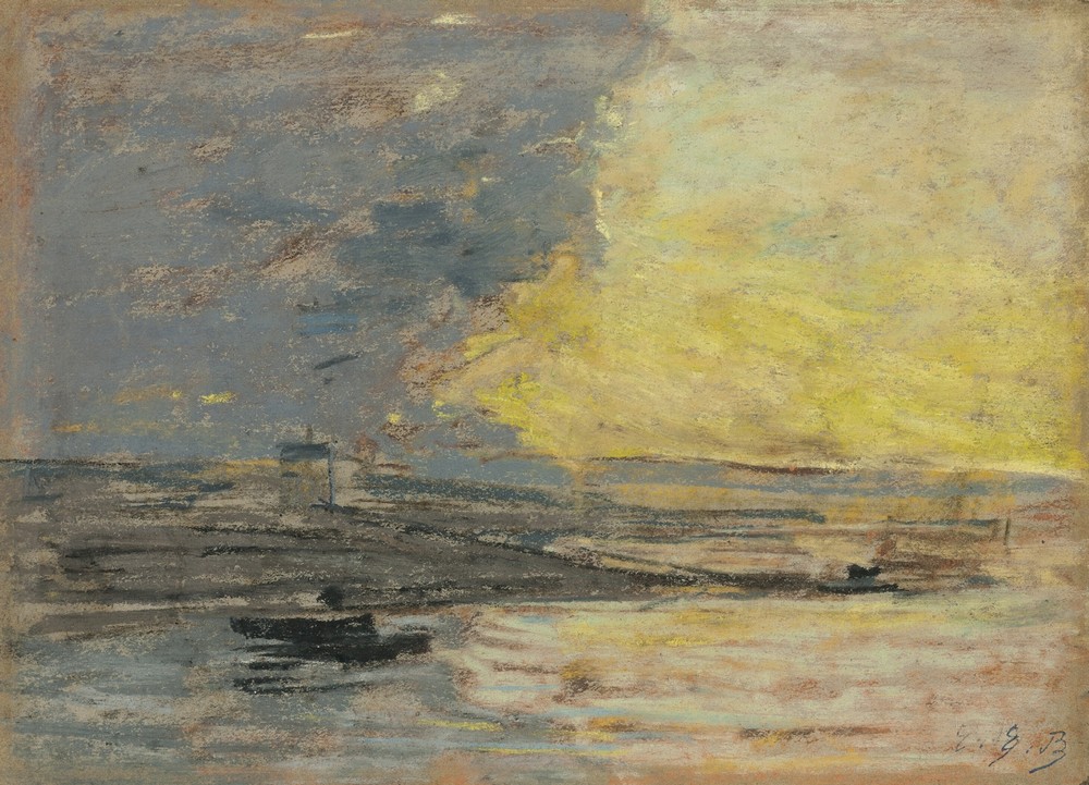 Seaside, Port of Honfleur (c. 1860)