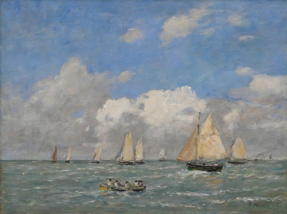 La Sortie des barques à Trouville