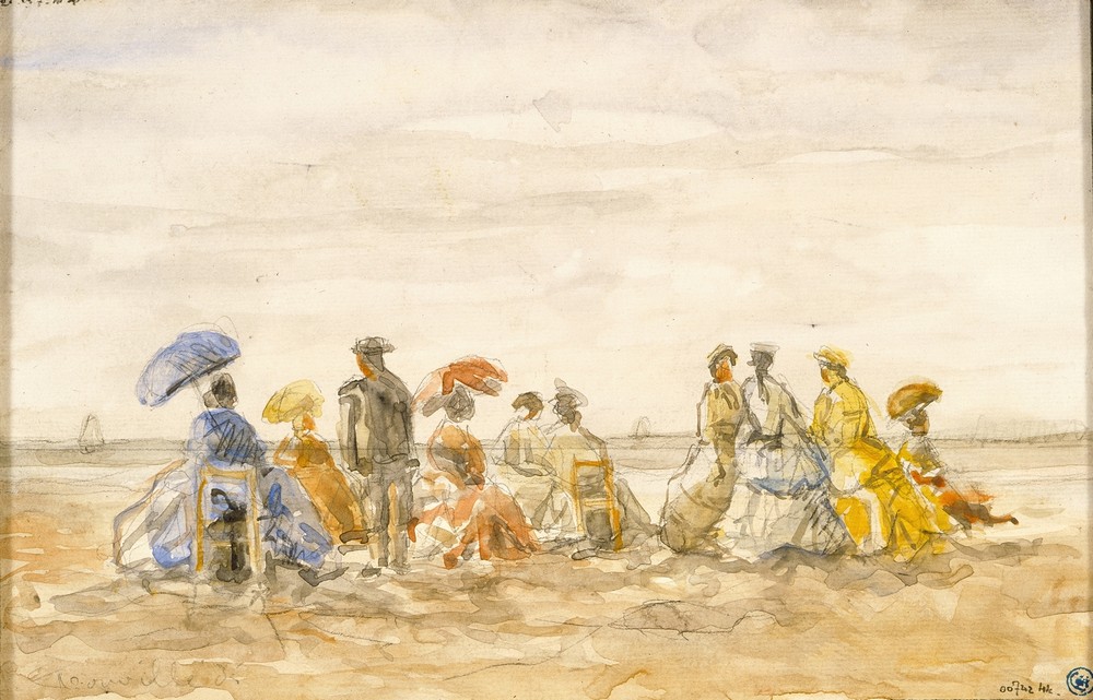 Figures on the Beach at Trouville