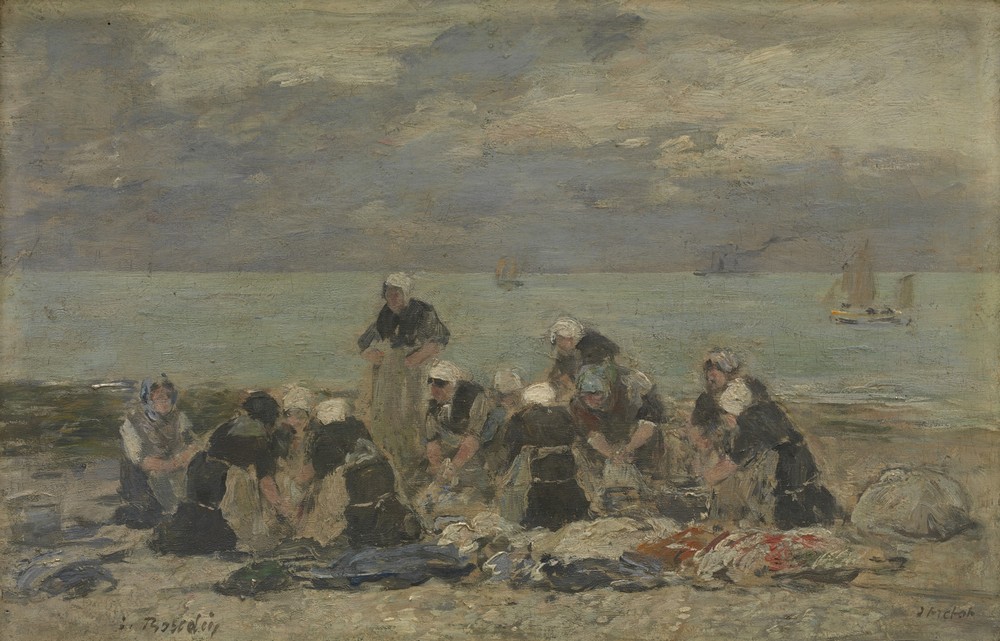 Women Washing Clothes at Étretat (circa 1890-1894)