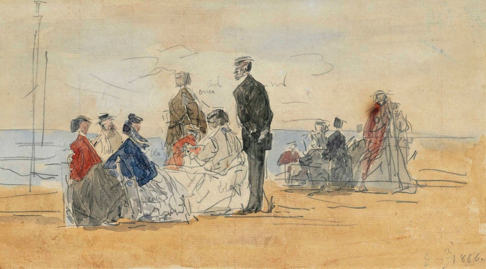 Scène de plage