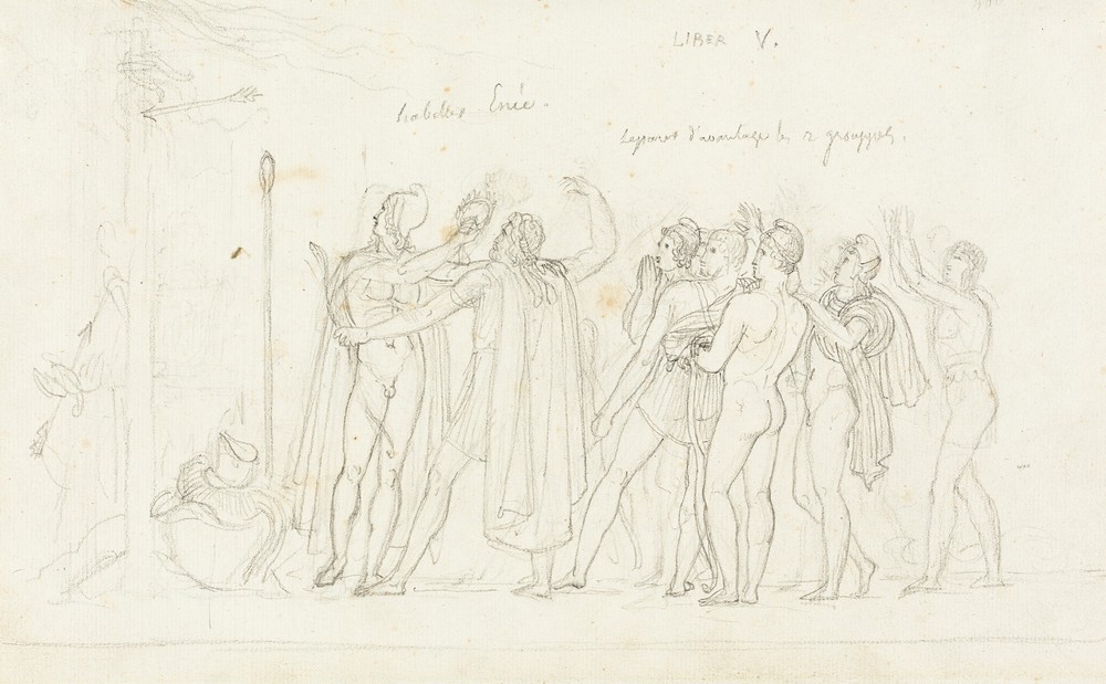 The Archery Match, from the Aeneid, Book V (c. 1823)