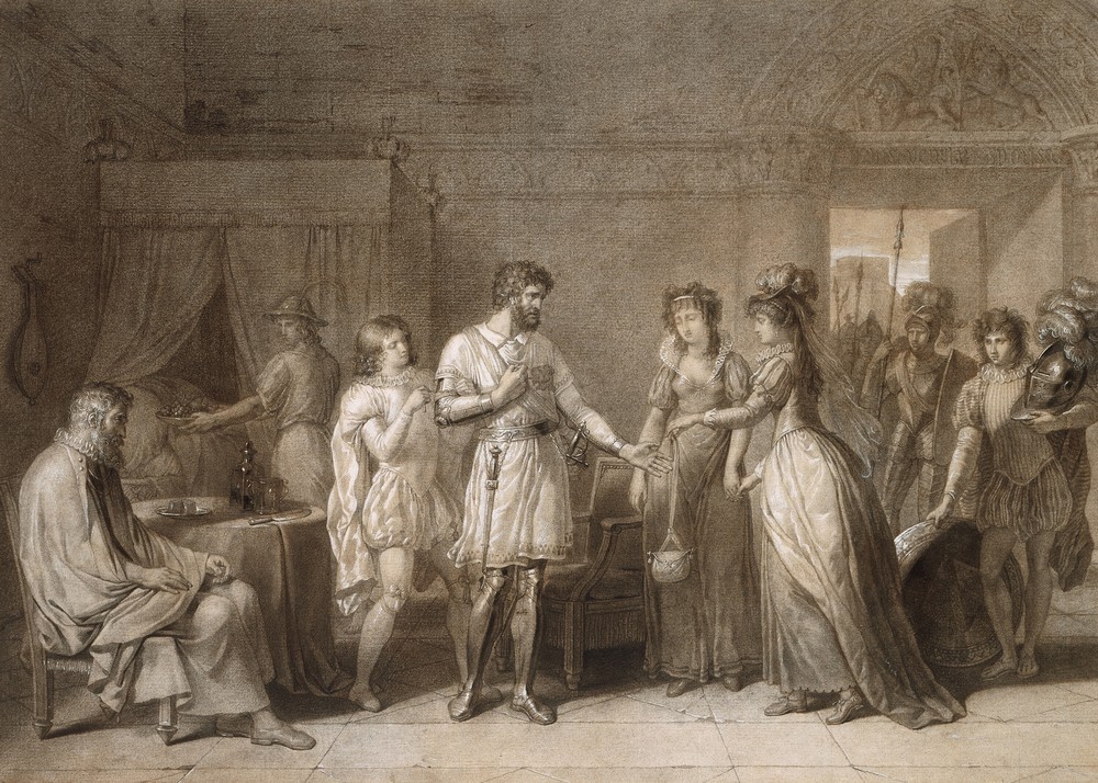 Bayard Refusing the Presents of His Hostess, in Brescia (c. 1789)